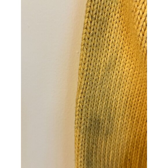 Misha & Puff Yellow Knit Sweater For Kids 3-4 Years 100% Cotton Long Sleeve Butt - Picture 3 of 7